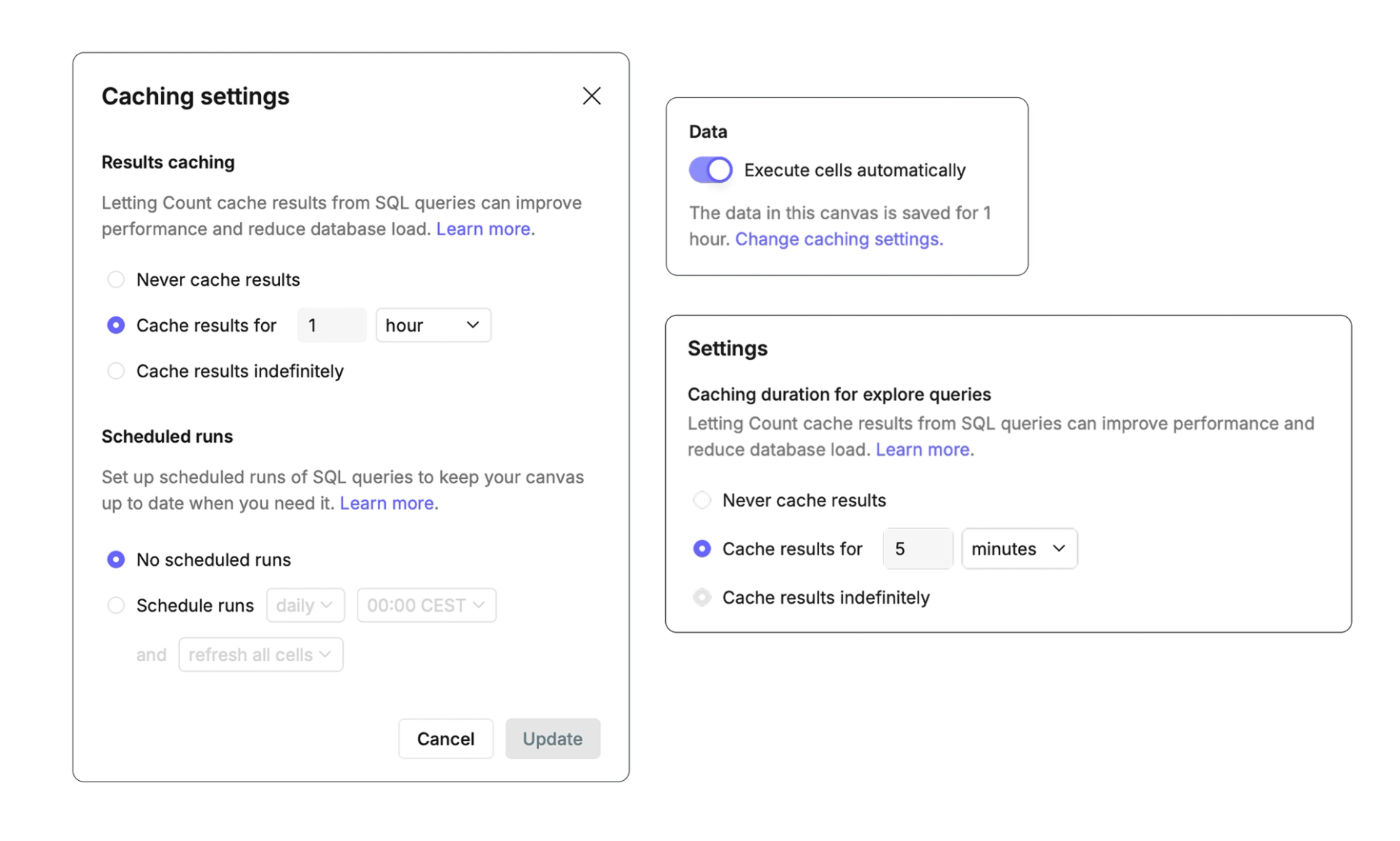 Save time and money with caching control