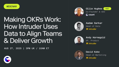 Making OKRs Work: How Intruder Uses Data to Align Teams & Deliver Growth