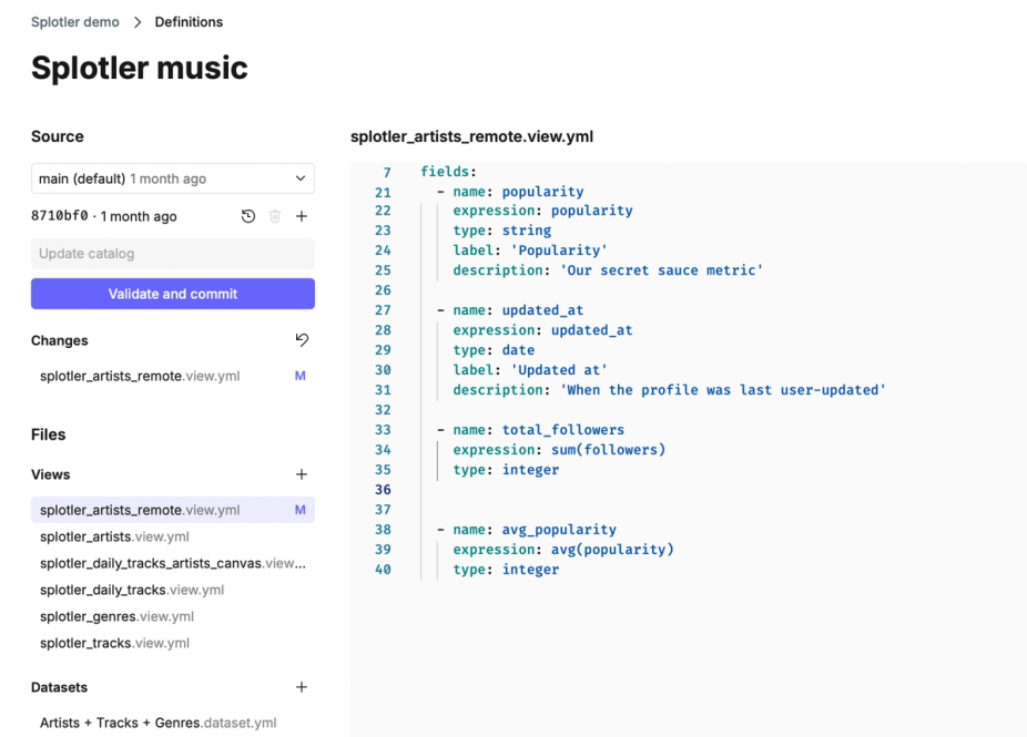 A semantic layer to empower self-service