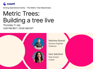 Metric Tree Masterclass: Part 2 - Building a Metric Tree Live