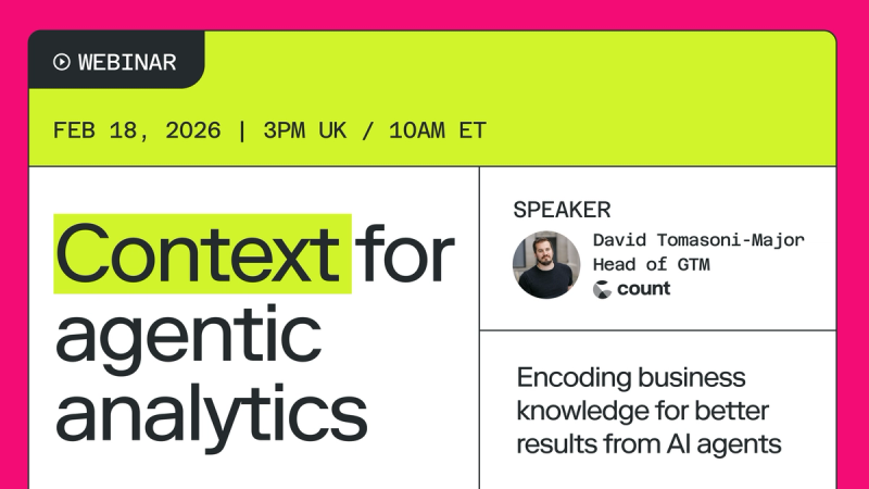 Designing context for agentic analytics